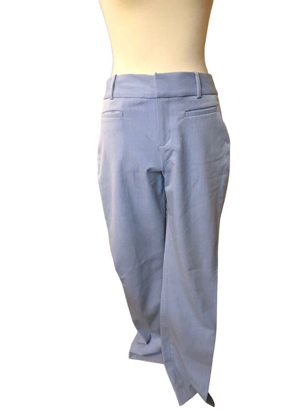 Calvin Klein light blue career straight leg pants size 2